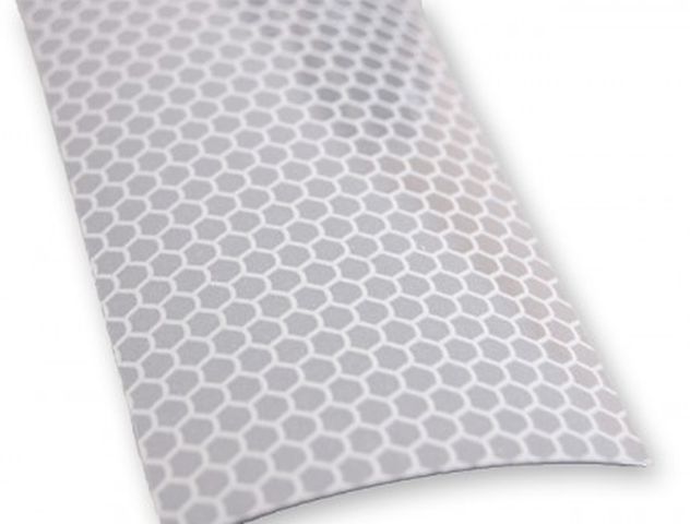 Reflektorfolie vorn einzeln 10 cm² weiss