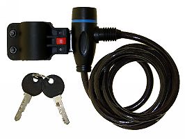 M-Wave Spiralseilschloss 1500/8 mm mit Clip