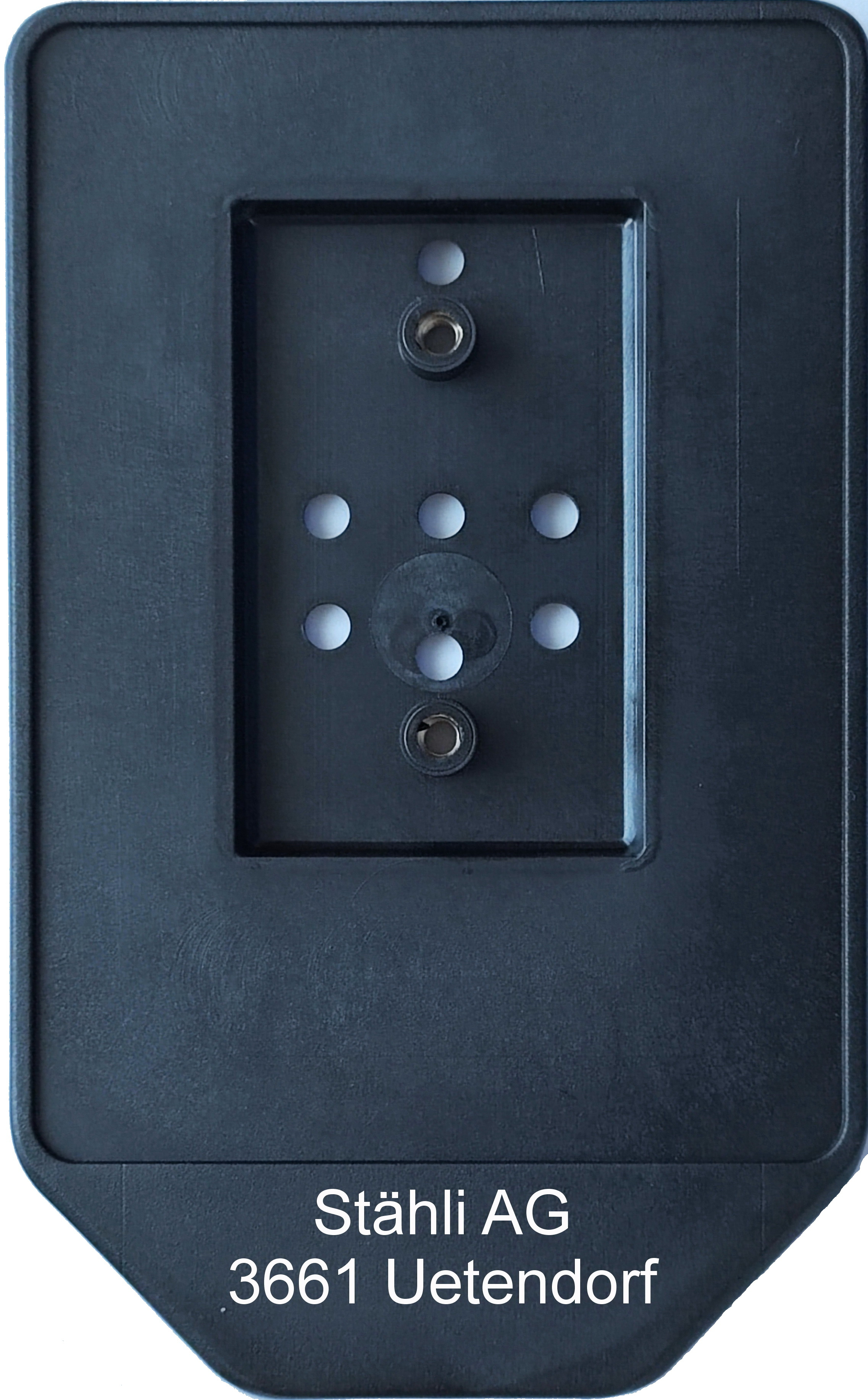Nummernplatte Mofa plastik bedruckt schwarz