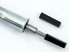 Insert pour tachymètre plastique noir
