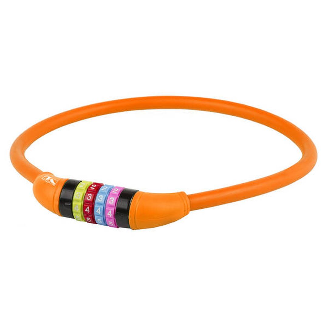 M-Wave Zahlenseilschloss DS 12.65 650 x 12 mm orange