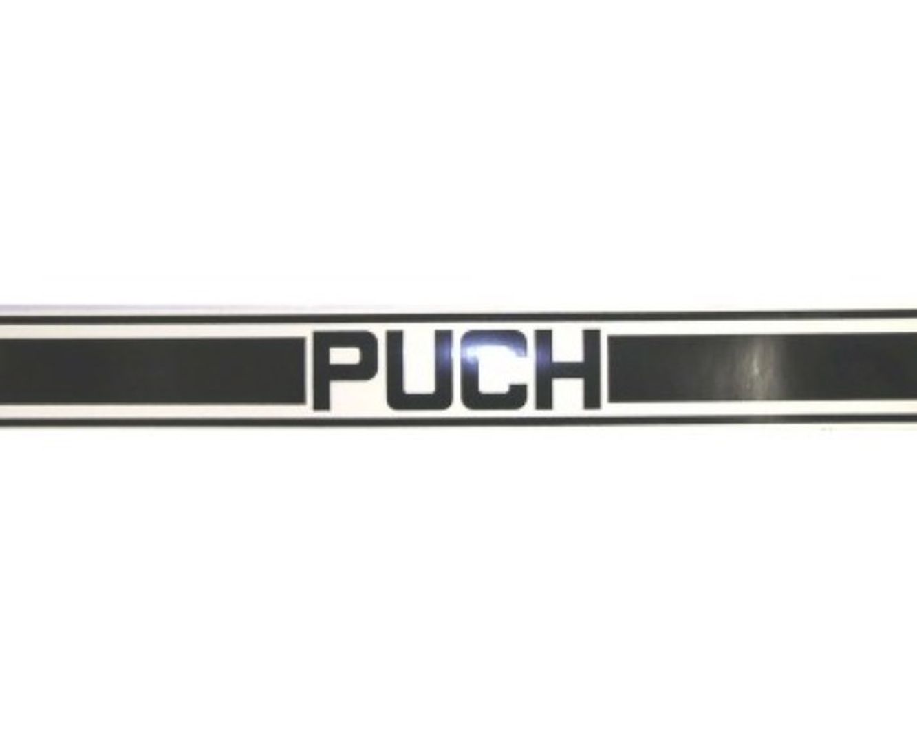 Puch décalcomanie sur réservoir gauche + droite noir