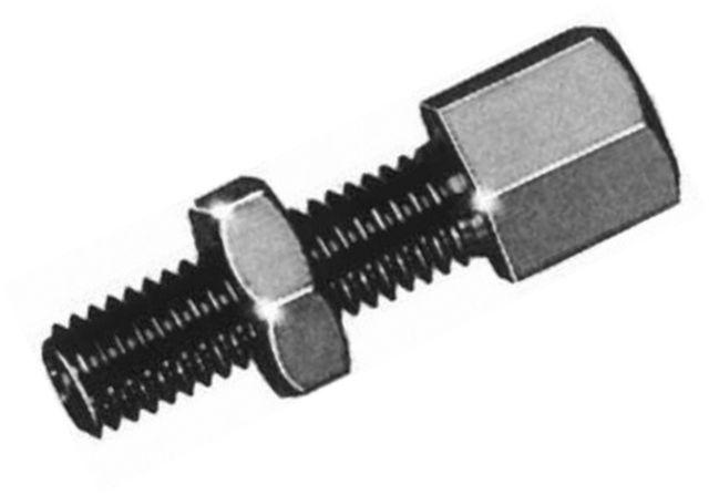Domino Stellschraube für M6 x 24 mm mit Schlitz