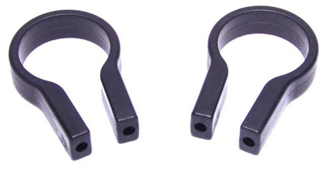 Klick-Fix collier pour support panier de vélo paire 31.8 mm noir