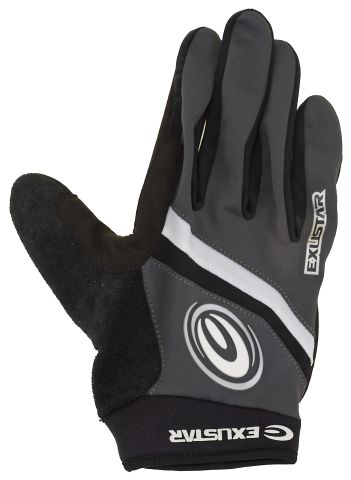 Exustar gants tout-doigts gel taille L noir-blanc