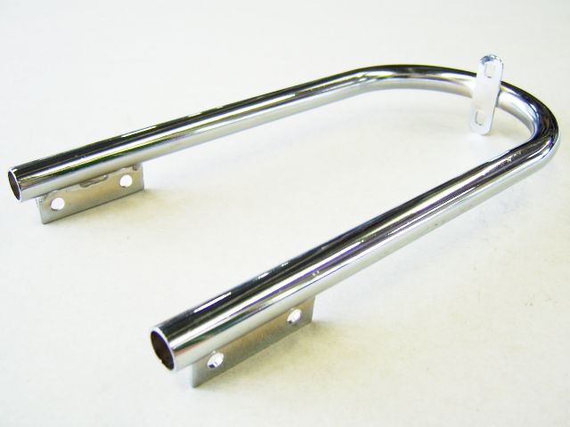 Puch tube coudé rond chromé