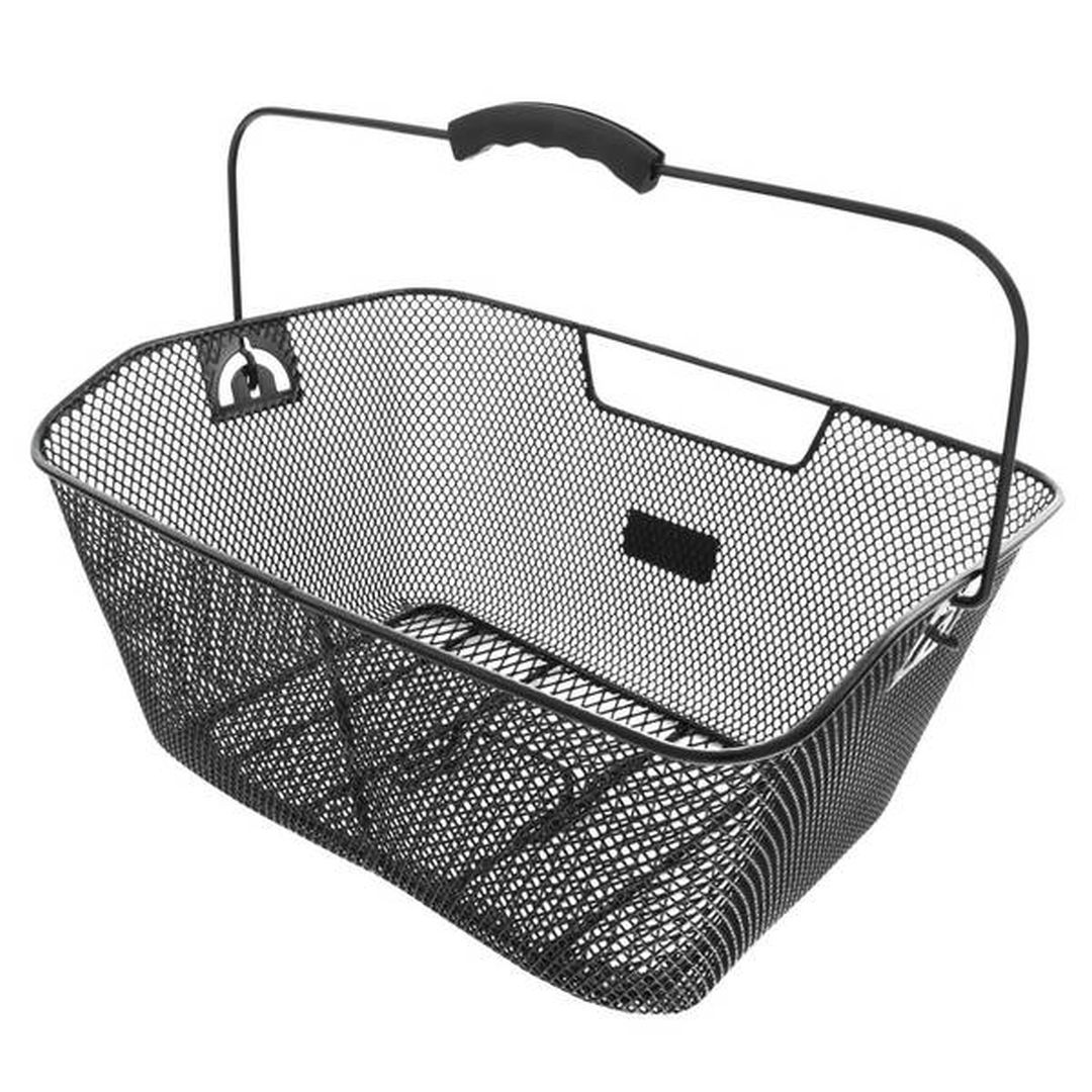 M-Wave panier à mailles serrées 41 x 30 x 17 cm noir