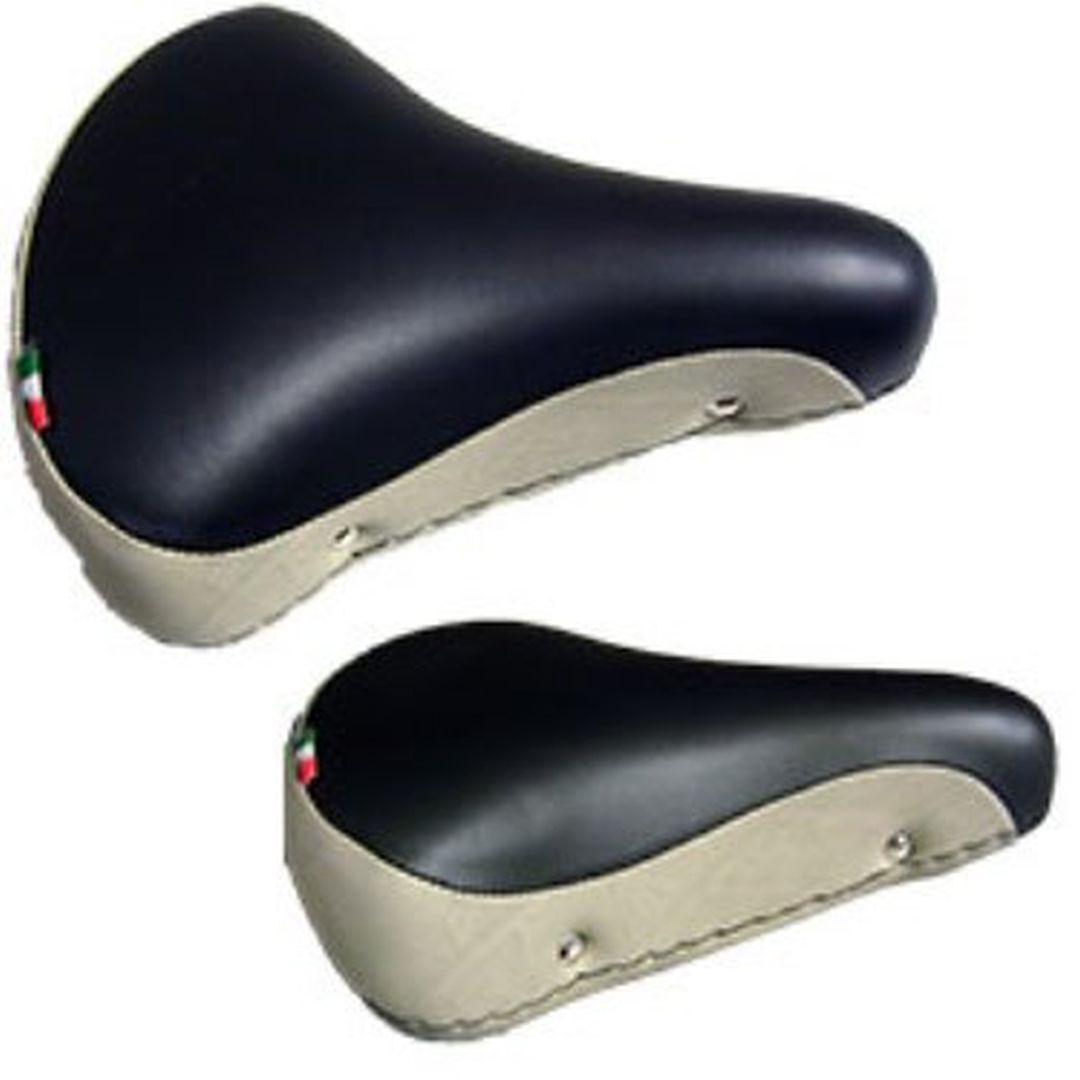 Selle Monte Grappa Sattel 08 kombi mit Feder schwarz/grau