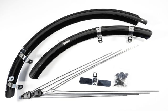 Schutzblechgarnitur plastik 20" 56 mm schwarz