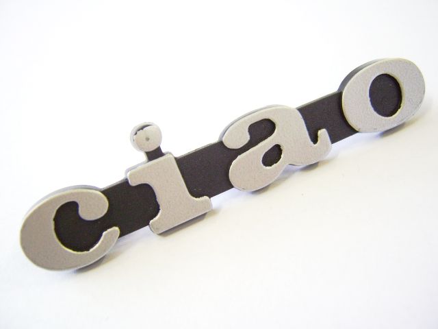 Piaggio Logo Ciao für Seitenschützer