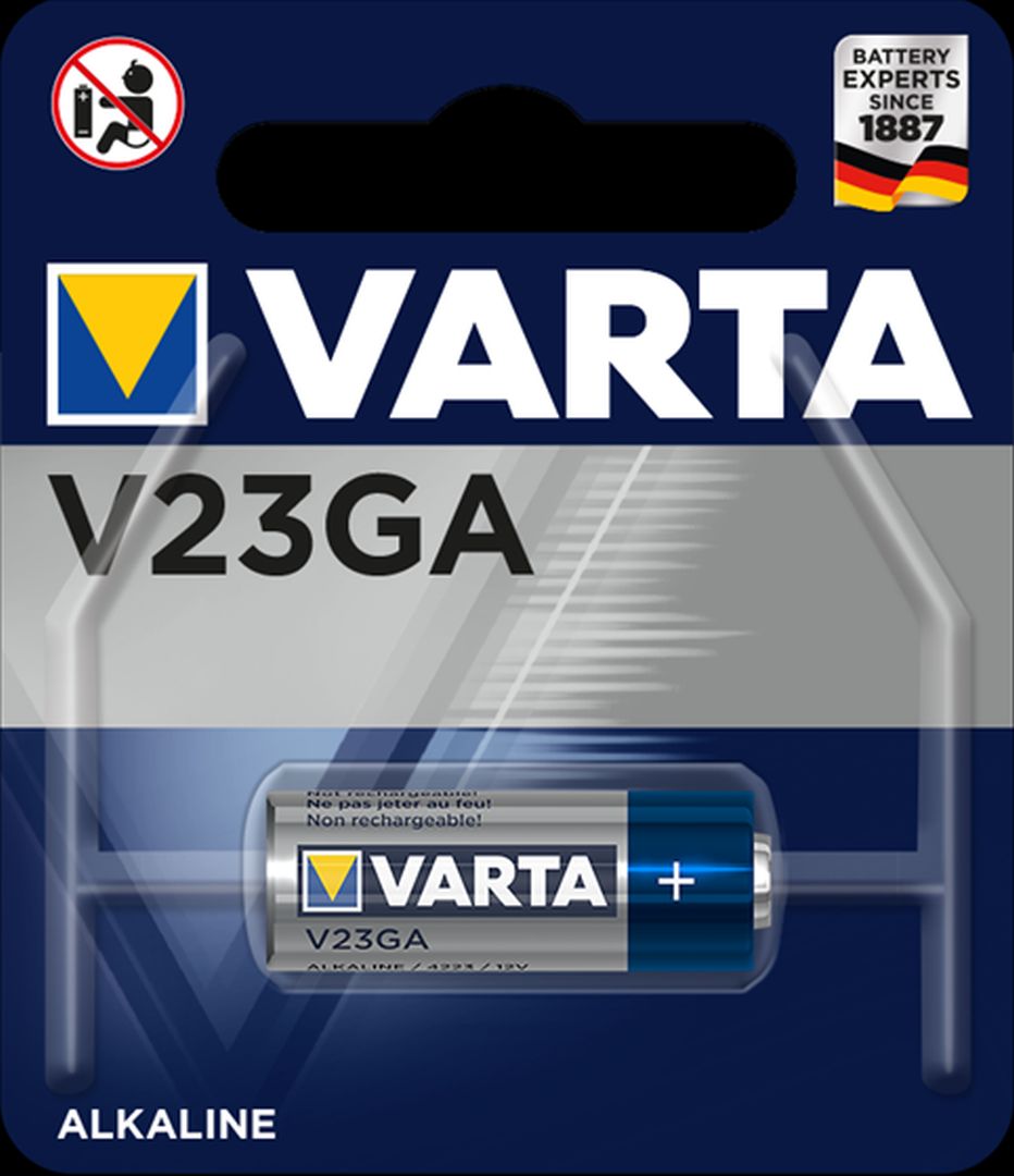 Varte pile 12V V23GA LRV08 ø 11.0 x 30.0 mm Blister