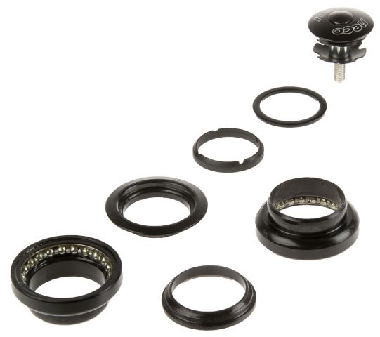 Jeu de direction AHEAD 1 1/8" acier noir