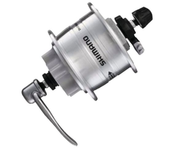 Shimano moyeu dynamo DH-3D32 100 mm 6 trous 36 trous 6V/3.0W QR argent