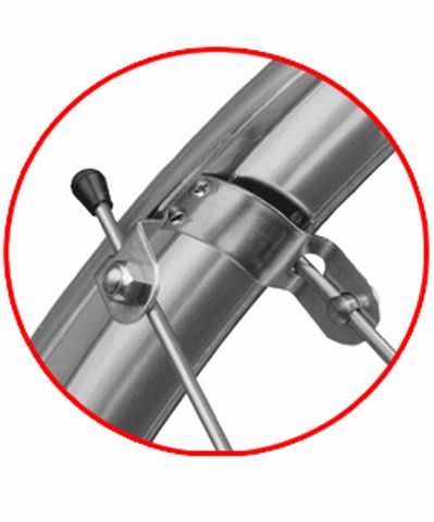 Stronglight garniture garde-boue plastique 28" 48 mm argent