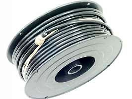 Gaine de câble 2.5 x 5 mm rouleau 100 m noir