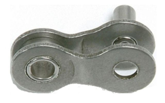 Wippermann maillon de chaîne coudé 1/2 x 1/8 » avec tige de rivet pour chaîne 100