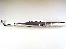 Puch pot d'échappement complet en 2 parties ø 22mm pour X30 NS/NL