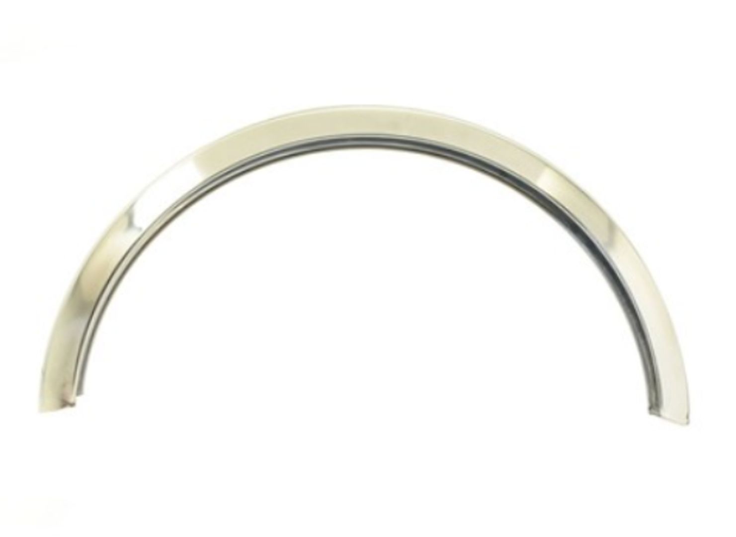 Garde-boue mobylette 19" arrière Inox universal étroite