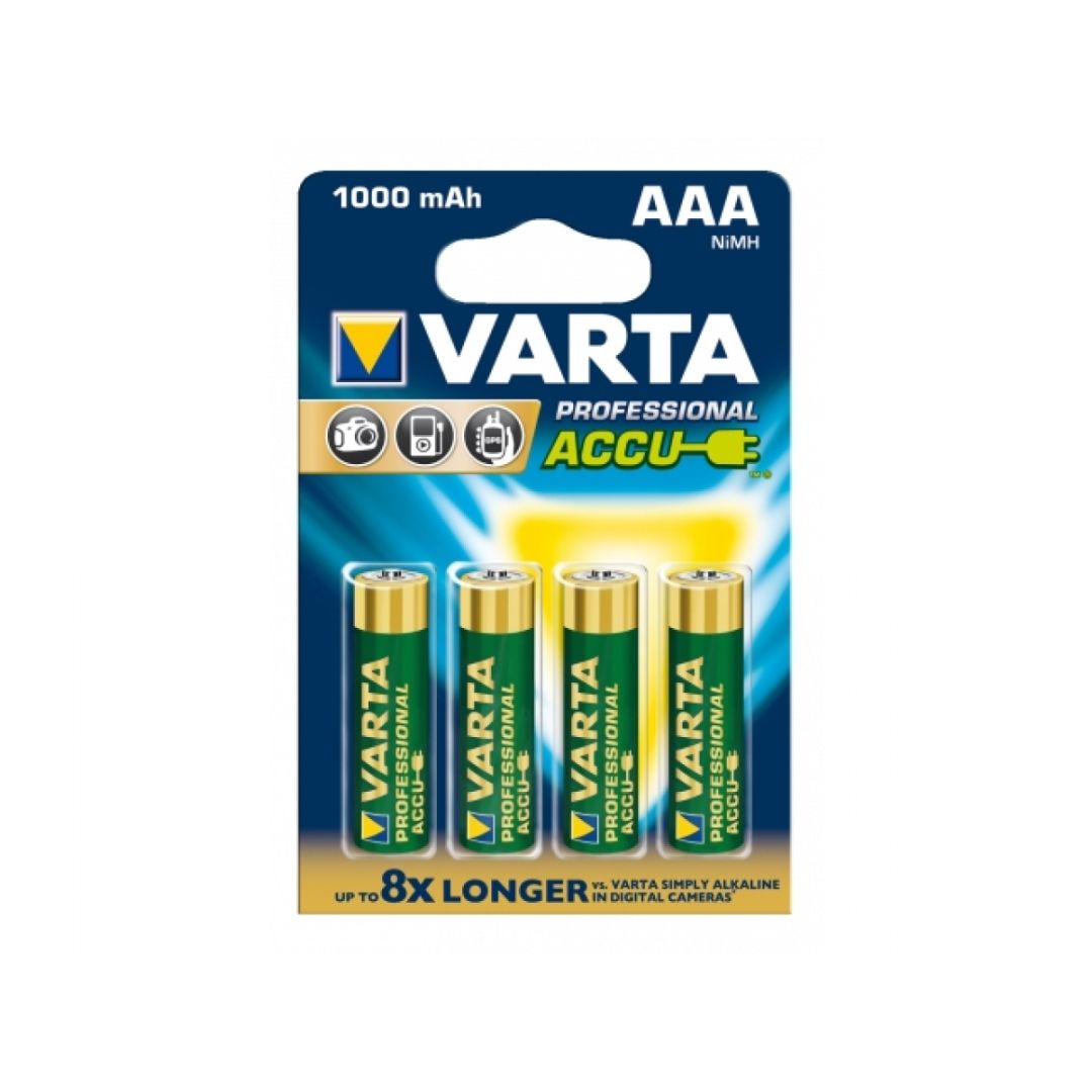 Varte pile 1.5V LR03 ø 10.0 x 42.0 mm Blister à 4 pcs
