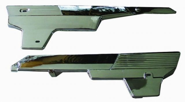 Puch Protections latérales gauche + droite chromées Paire pour Maxi N