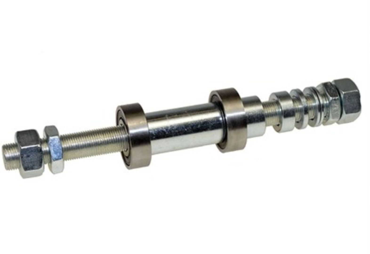 Axe de roue avant 12 mm complet avec roulement à billes (Leuleu)
