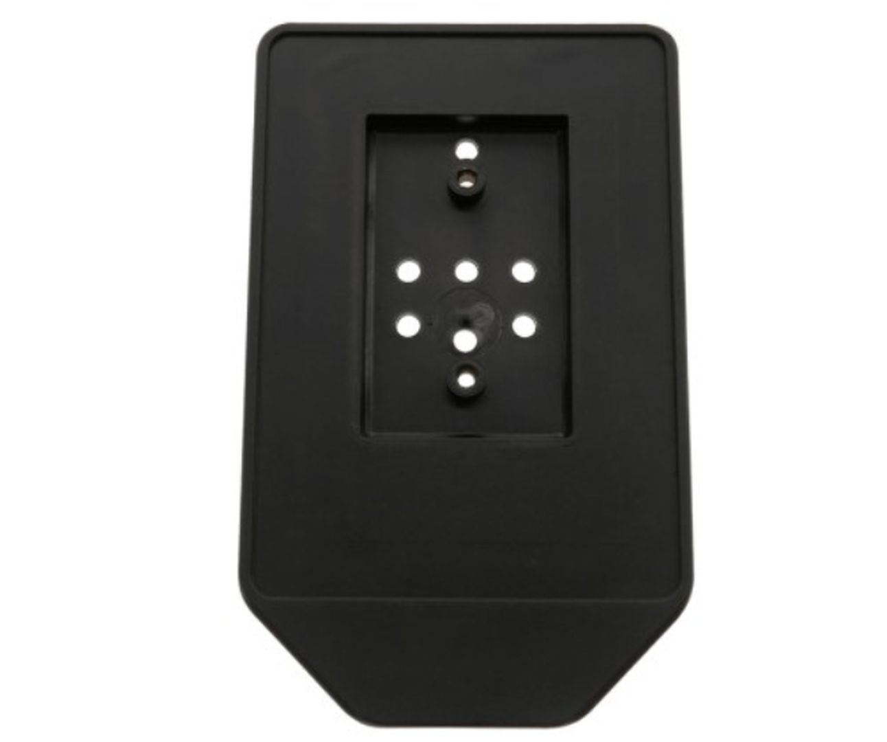 Nummernplatte Mofa plastik unbedruckt schwarz