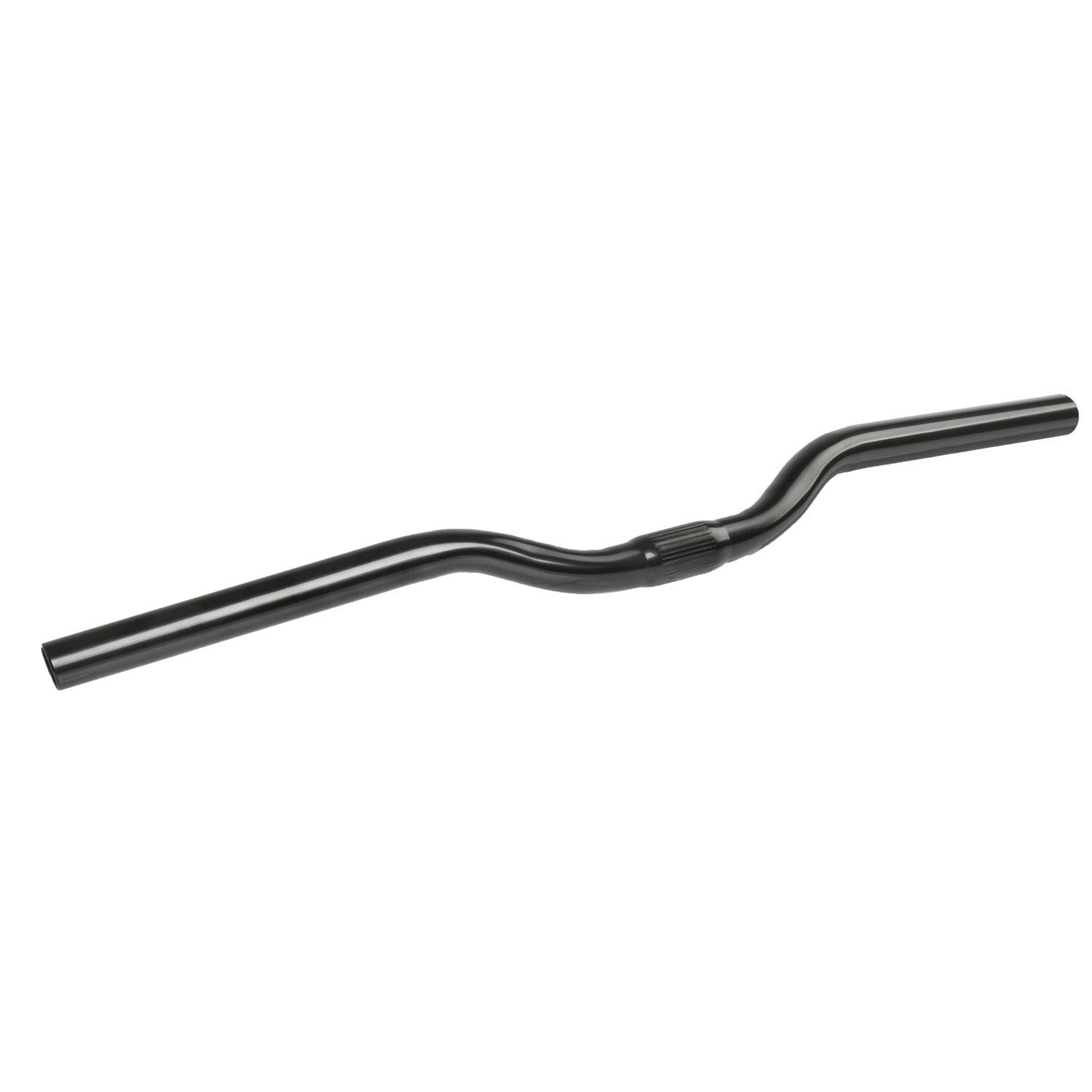 Guidon Touring acier noir 580 mm 22/25.4 mm
