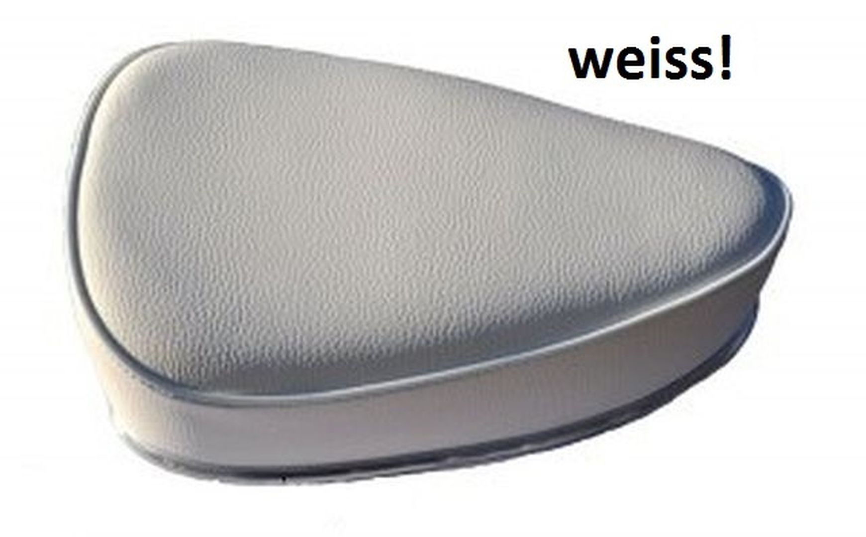 Selle mobylette (Bänkli) blanche