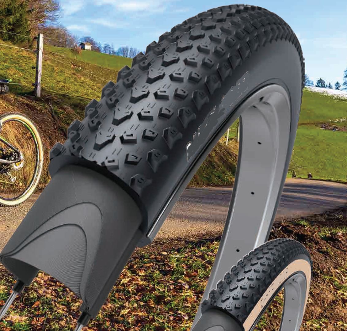 Hakuba Pneu Velo 29 x 2.40 OBOR Green Shield anti-crevaison 3 mm noir