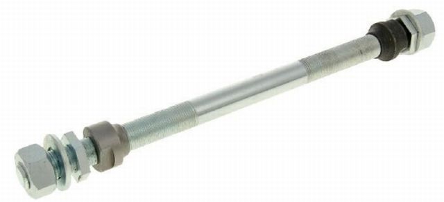 Puch axe de roue arrière 220 mm 12 mm avec cônes sans coque de palier
