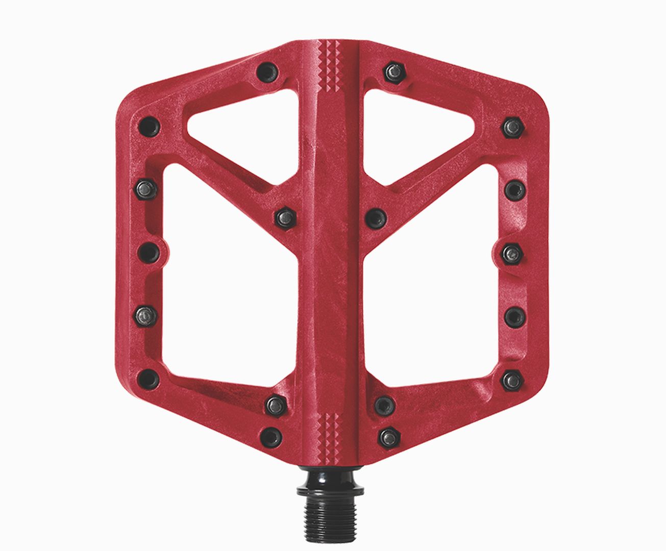 Crankbrothers Pedale MTB "STAMP 1" Alu. rot
