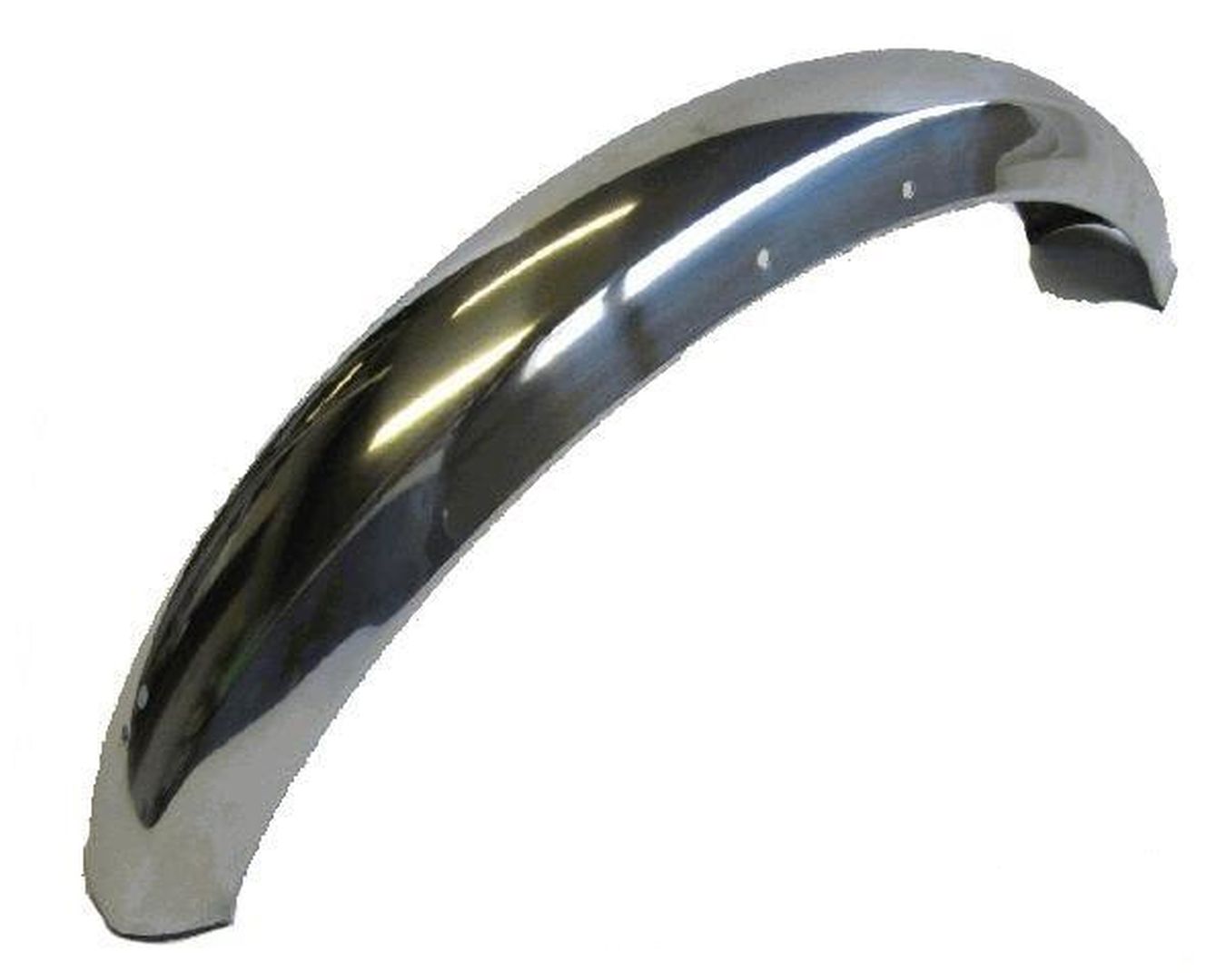 Garde-boue mobylette 19" arrière Inox universal