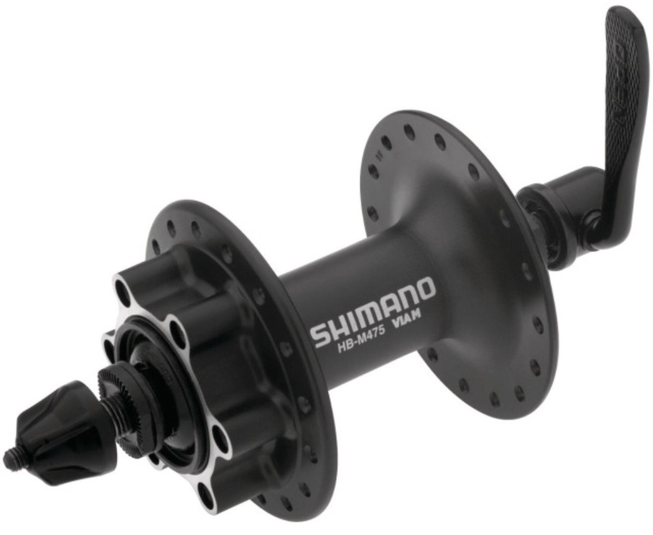 Shimano moyeu de roue avant Alivio HB-M475 100 mm 36 trous QR 6 trous noir