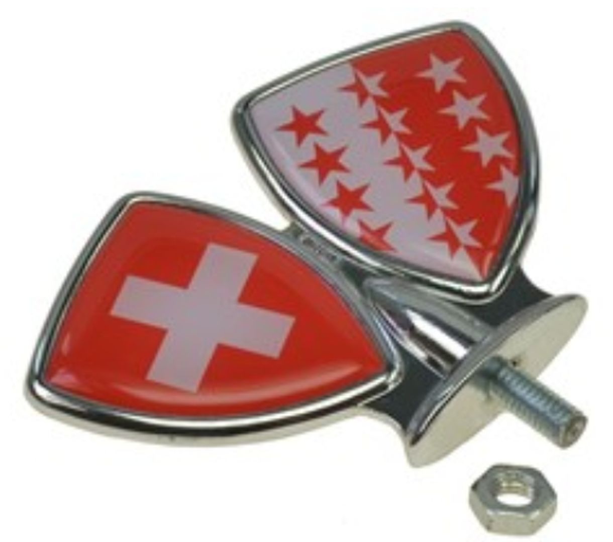 Schutzblech-Emblem / Zierwappen Wallis