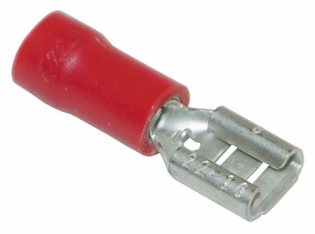 Kabelschuh / Elektrostecker isoliert 4.8 mm