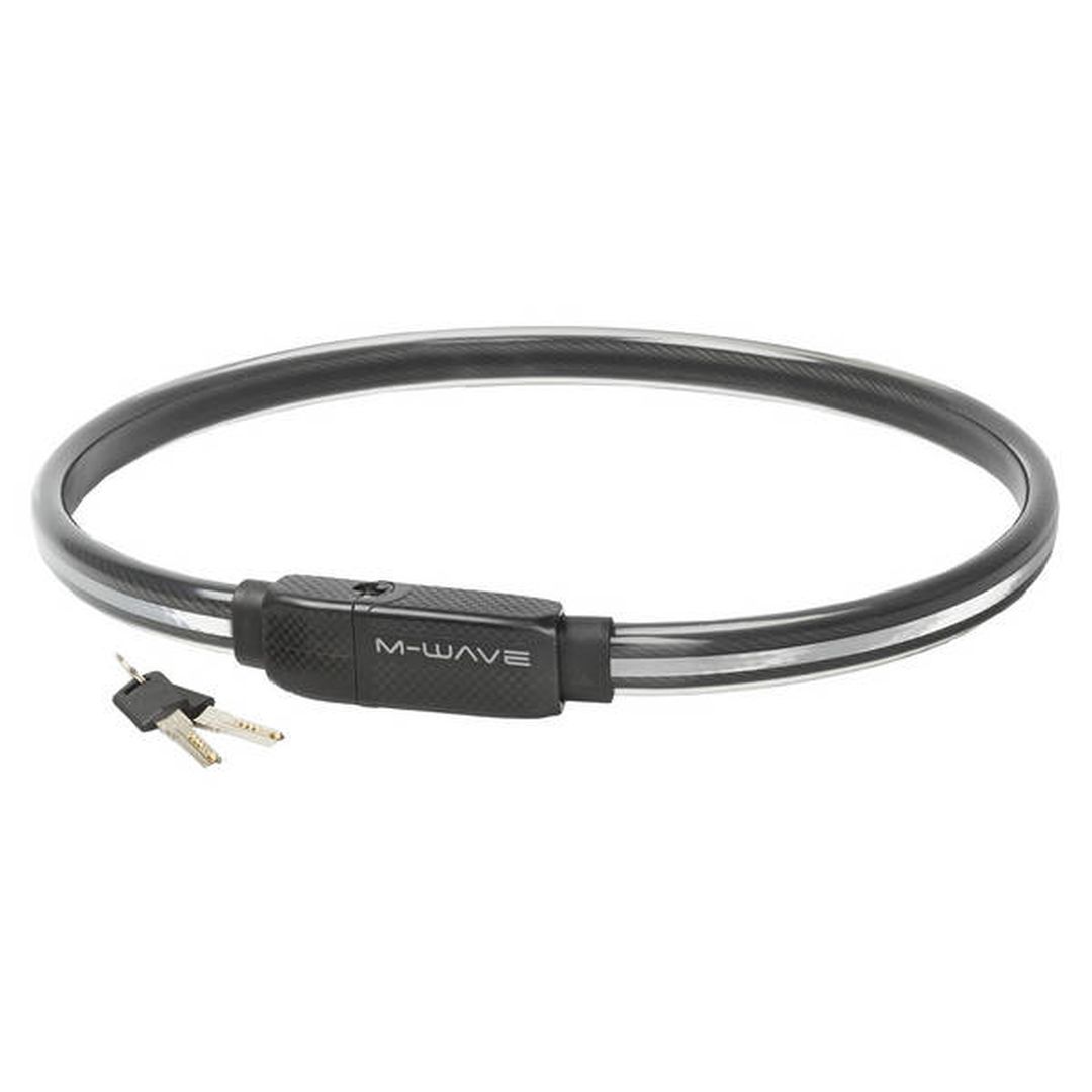 M-Wave Kabelschloss Style 23 x 1000 mm reflex schwarz