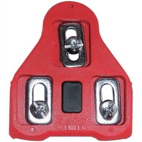 Pédales pour VP E-ARC1 Looksystem 9° rouge paire