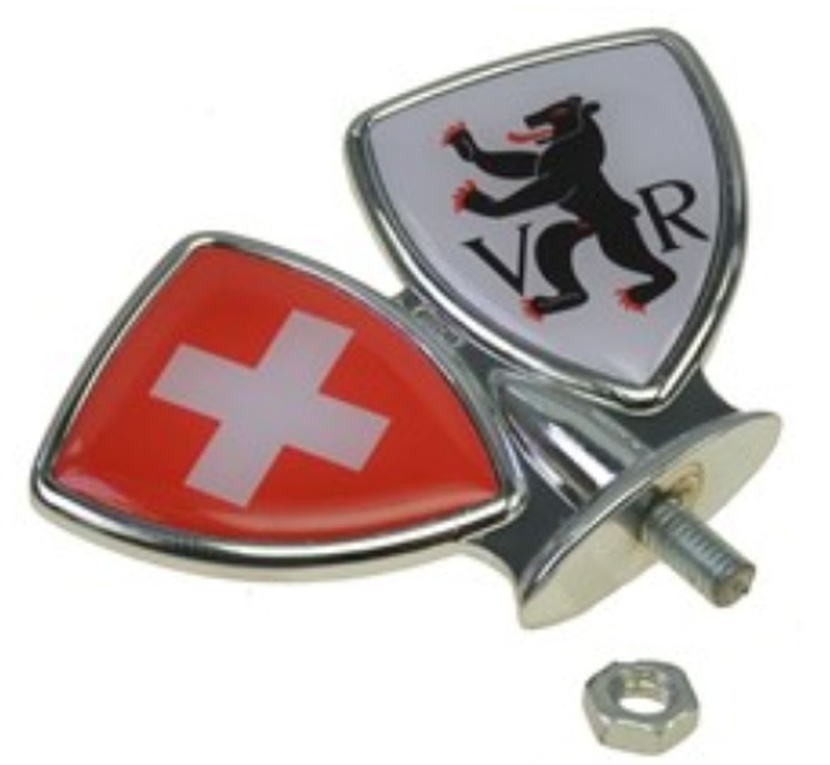 Schutzblech-Emblem / Zierwappen Appenzell Ausserroden