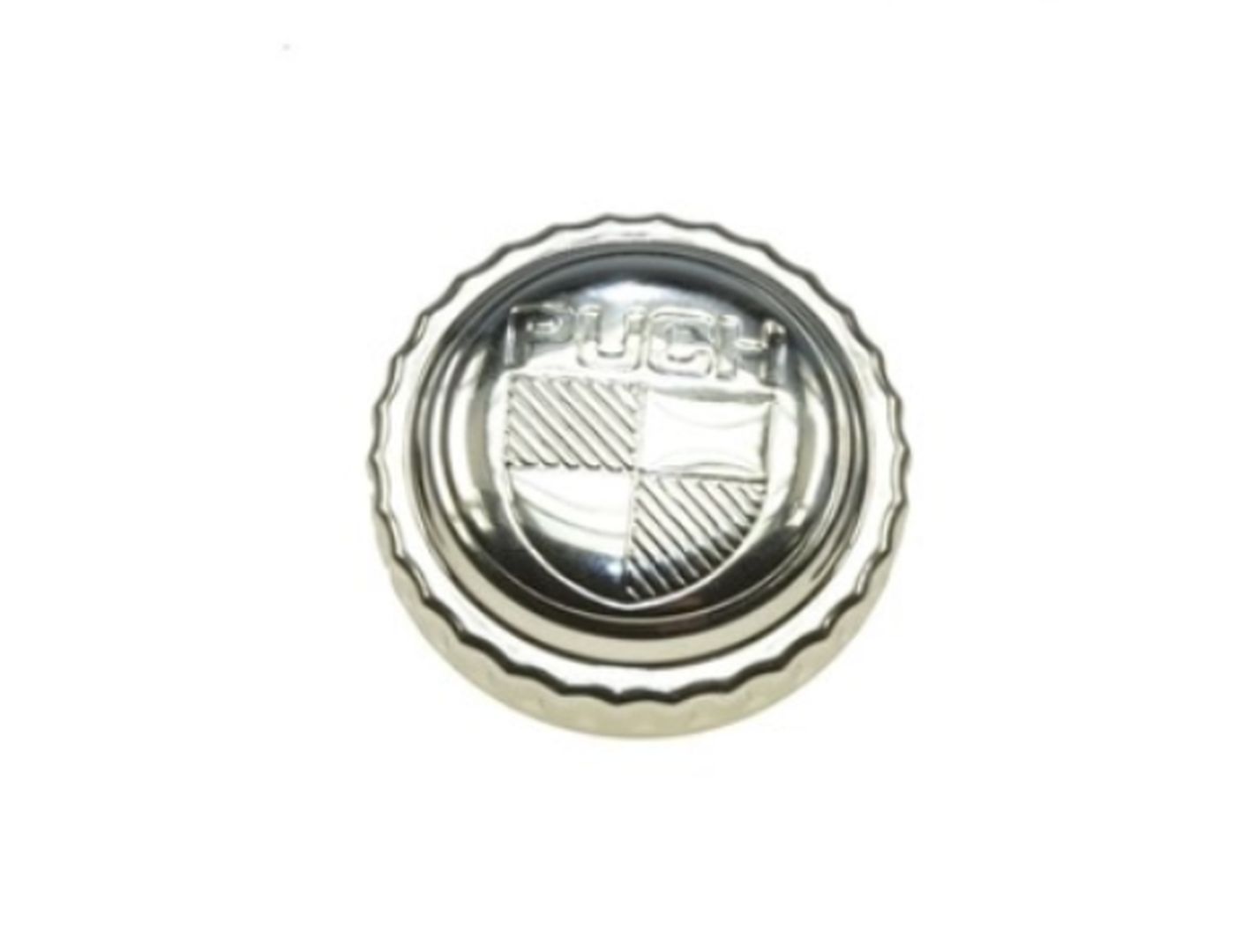 Puch Tankdeckel 30 mm Bajonett mit Prägung verchromt