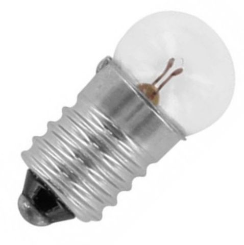 Ampoule 6V 0.15A 0.9W E10 (feu arrière de vélo)