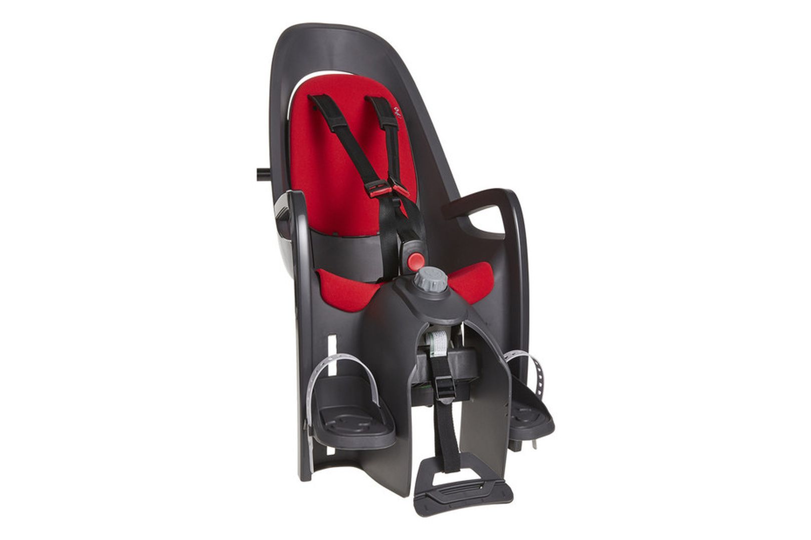 Hamax Caress siège enfant fixation sur porte-bagages gris/rouge