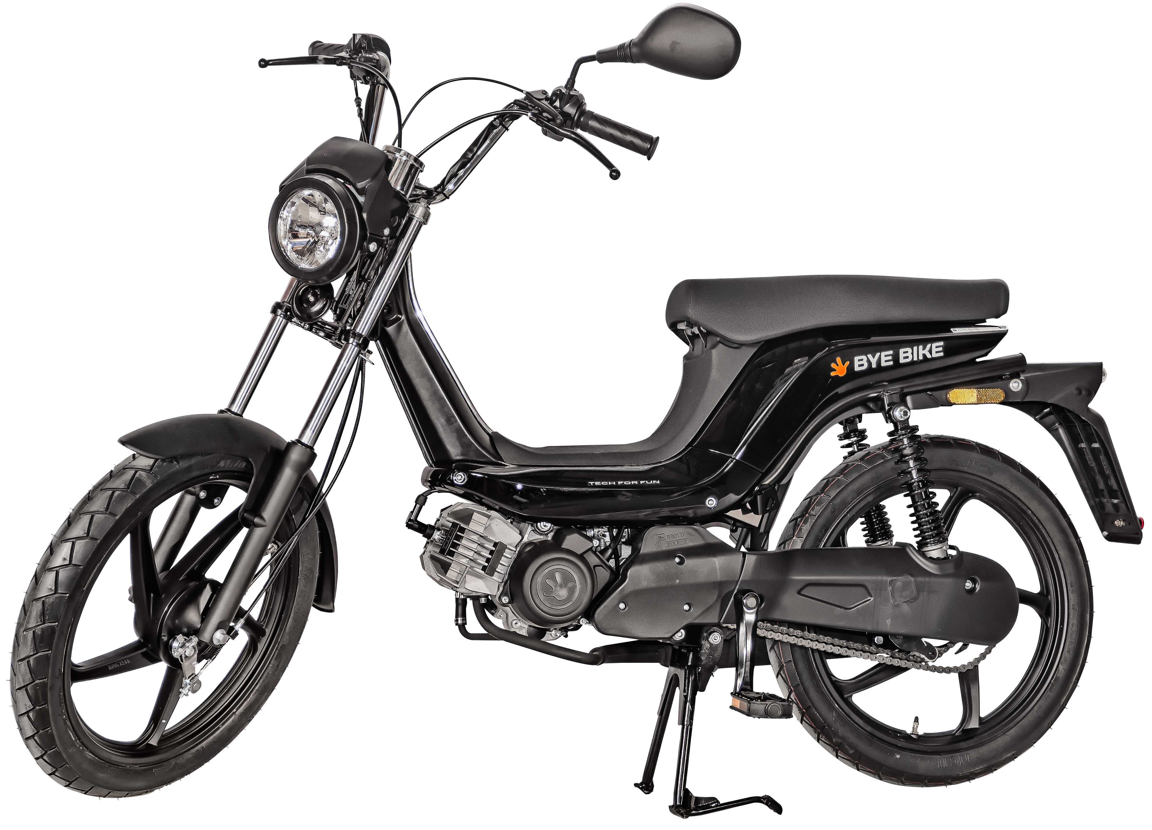 Bye Bike Retro Mofa schwarz