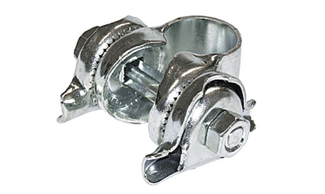 Sattelkloben für runde Schiene