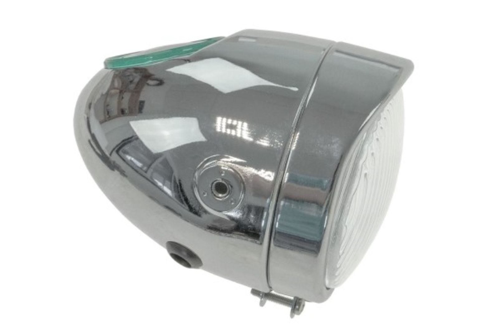 Scheinwerfer (Eierlampe) chrom/chrom