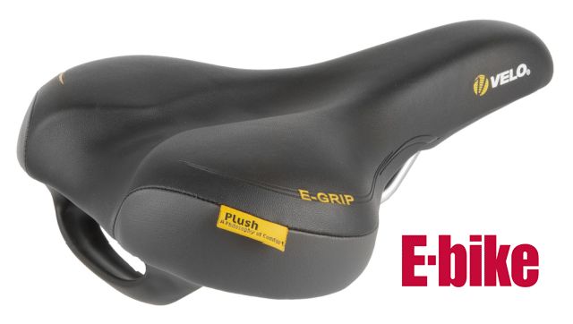 VELO MTB Sattel PLUSH Herren 287 x 190 mm schwarz