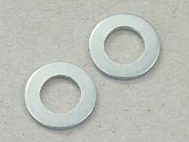Rondelle en U galvanisée 5.3x10x1 mm par 100 pcs