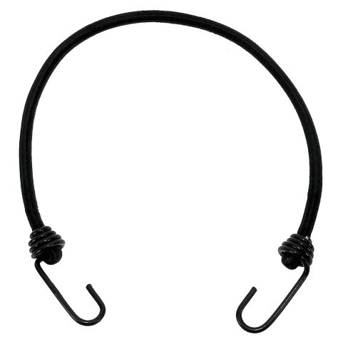 Gummizug einfach mit Haken 80 cm schwarz