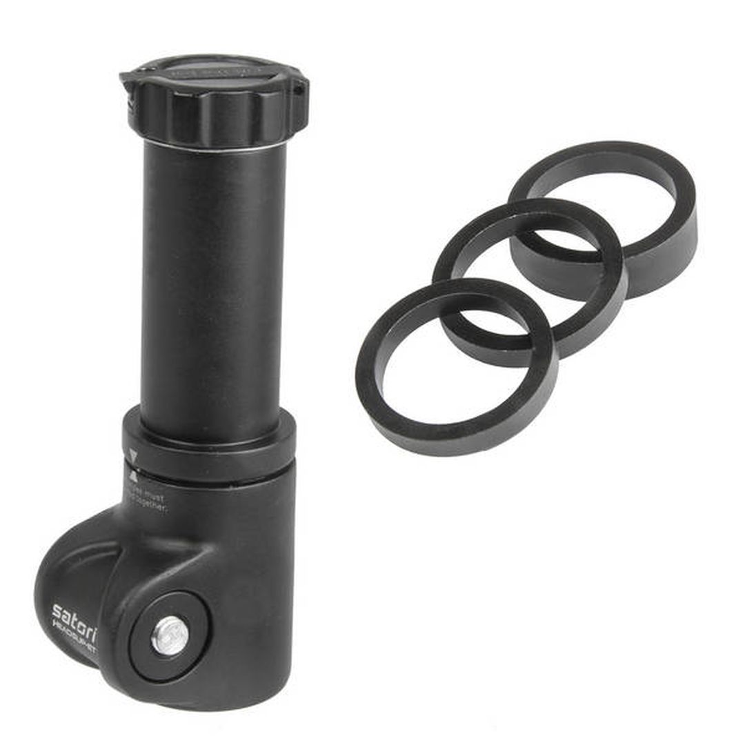 Satori rallonge de potence AHEAD réglable/rotative 1 1/8" noir