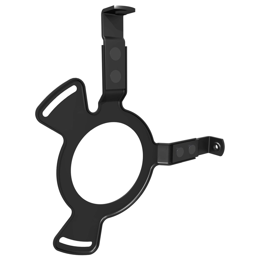 Halter zuKettenschutz schwarz matt für Brose Drive