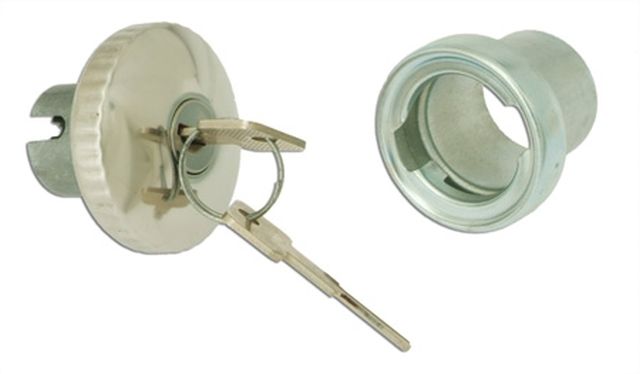 Piaggio Tankdeckel mit Schloss original mit Tankstutzen verchromt zu Ciao